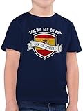 Kinder Fahnen und Flaggen - Egal wie geil du bist - ich Bin spanier - 116 (5/6 Jahre) - Dunkelblau - Tshirt spanier Kinder 152 - F130K - Kinder Tshirts und T-Shirt für Jung