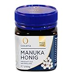 Cosana Manuka Honig MGO 550+ 250g l Premium Qualität l MGO-Gehalt getestet und zertifiziert l Das Original aus Neuseeland l 100% natürlicher monofloraler Bienenhonig