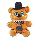 Five Nights at Freddy's Nightmare Bear Plüschtier Puppe 18Cm,FNAF Jungle Series Kuscheltiere Spielzeug Für Kinder Baby Kinder Geschenk