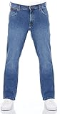 Wrangler Herren Jeans Texas Stretch Regular Fit Jeanshose Straight Denim Hose Baumwolle Blau w30-w44, Größe:44W / 34L, Farbvariante:Blue Whirl (W121P311E)
