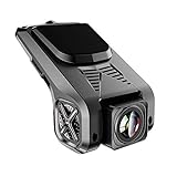 M.I.C. DVR ADAS : Dashcam Innenraum vorne Kamera Auto Videorecorder 1080P nachtsichtkamera versteckte Aufkleber Webcam autokamera minikamera Gadget mit 32G TF Karte fü