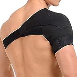 SOFIT Verstellbare Schulterbandage, Neopren Schulterstütze für Verletzungsprävention und Genesung, arthritische Schultern, Sehnenentzündungen, Sportverletzungen, Passend für Linke oder Rechte S