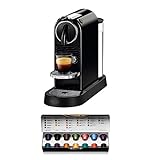 De'Longhi Nespresso Citiz EN167.B Kapselmaschine, Hochdruckpumpe und ideale Wärmeregelung ohne Aeroccino (Milchaufschäumer), Energiesparfunktion, Schw