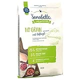 Sanabelle Trockenfutter für ausgewachsene Katzen mit Geflügel 10 kg ohne Getreide komplett und ausgewogen für ausgew