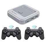 Dapuly Mini TV Videospiel-Player, WiFi HDMI Ausgang Retro Konsole X 50 + Emulatoren 30000/40000/50000 + Spiele eingebaut 2.4G Klassische Spielkonsole für PS1/N64/DC