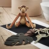 Kay Bojesen AFFE Mini aus Holz, Holzfigur Dekoration, dänische Affen Deko, Teak/Limba, 4