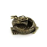 Retro Aschenbecher Bronze Chinesisches Wohnzimmer Büro Panlong Aschenbecher kleine Ornamente aus reinem Kupfer Handwerk