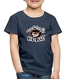 Spreadshirt Die Wilden Kerle Logo Wild Kinder Premium T-Shirt, 122-128, Navy