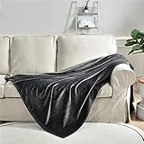 Amazon Brand-Umi Kuscheldecke Flauschige 220x240 cm, Decke Weiche Warme Flanell Fleecedecke, Decken für Sofa Couch als Wohndecke Sofadecke Couchdecke Sofaüberwurf Wohnzimmerdecke Tagesdeck