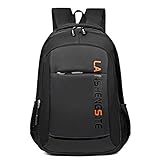 UKKD Schultasche Rucksack Der Männer Multi-Pocket Herren Rucksack Laptop Schultasche Schultertasche Jug