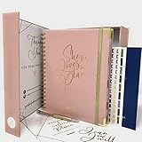 2022 'She Loves to Plan' Business and Lifestyle Luxury Planner Boxset Network Marketing Edition Inklusive Notizbuch, Vision-Board-Poster, Aufkleber und Stift (Blush)