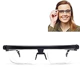 Einstellbarer Fokus Lesebrille -6D Bis + 3D Dioptrien Variable Objektivkorrekturbrillen Computer Lesen Driving Unisex-B