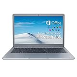 Jumper Laptop Microsoft Office 365 (4 GB DDR3 128 GB eMMC Windows 10 Notebook mit 13,3 Zoll FHD, Intel CPU, Dualband WLAN, Bluetooth 4.2, 1 TB SSD und 256 GB TF zur Erweiterung)