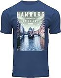 T-Shirt Hamburg Photo Plaque - Große: M