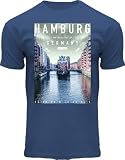 T-Shirt Hamburg Photo Plaque - Große: M