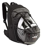 JDC Motorrad Rucksack Wasserdicht mit Helmhalterung/Träger 24Lerweiterbar bis 36L – F