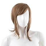 CAMERON HAIR Women's Clip In Topper, Ausdünnender Scheitel, Hellbraun, Natürlicher Look, 35cm, Weich, Stark, Trocknen, Modellieren, G