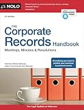 Corporate Records Handbook, The: Meetings, Minutes & Resolutions (English Edition)