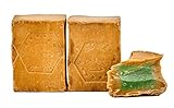 Carenesse Original'Aleppo' Seife 2 x 200 g, 55% Lorbeeröl und 45% Olivenöl, Haarseife Olivenölseife Naturseife in Handarbeit nach altem Traditionsrezept und langer R