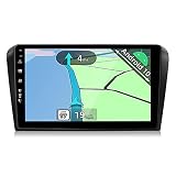 YUNTX Android 10 Autoradio Passt für Mazda 3(2004-2012) - 9 Zoll- 2G+32G - Kostenlose Kamera&Canbus -GPS 2 Din- Unterstützt DAB+/Lenkradsteuerung/WiFi/BT 5.0/CarPlay/Mirrorlink/USB/4G