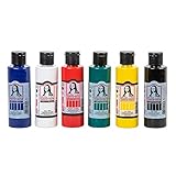 Monalisa Acrylfarben Set mit 6 Farben 70 ml. zum Malen auf Holz, Stein und Leinwand, für Kinder, Erwachsene, Hobbymaler und S