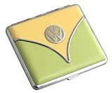 Volkswagen Zigaretten Etui Samba oder Käfer Design Verschiedene Farben (Samba - Gelb-Grün)