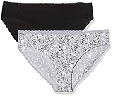 Schiesser Damen Multipack Tai (2Er Pack) Hipster, Mehrfarbig (Sortiert 1 901), 46