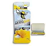 AEROBEE Energy Gel | Honey & Salt Liquid | 10 Pack x 26 g | 100% Natürliche Energie aus Honig für Ausdauersport | Schnelle und Dauerhafte Energie | Sehr Bekö