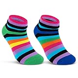 2 | 4 | 6 Paar Damen THERMO Socken Innenfrottee warme Wintersocken Umschlagsocken Bunte Ringel 12790 (2 Paar 39-42)