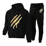 Herren Kapuzenpullover Kapuzenjacke Slim Fit Hoodie Moden Sweatshirt Langarm Pullover-Shirt mit Kapuze Sportjacke Outdoorjack