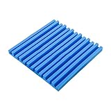 ZYuH-ladder AOYANQI-Schallschutz Familie Akustikschaum-Panel-Keil, Tanzraum Drum Room Acoustic Panels Studio Schallisolierung Wandfliesen 10PCS Hat viele Verwendungszwecke (Color : Blue)