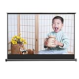 TUTR 40 50 Zoll 16: 9 Tragbare Tischplatten-Projektions-Bildschirm Mattweiß-Gewebe-Faser-Glasplatt-Bildschirm Für Geschäftsreisekino (Size : 50 inch)