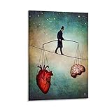 LIANGBO Christian Schloe The Balance Leinwand Kunst Poster und Wandkunst Bilddruck Moderne Familienzimmer Dekor Poster 24x36inch(60x90cm)