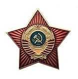 Ganwear Sowjetisches Militär der russischen UDSSR roter Stern Mini Order Wappen Kommunistischer Arbeiter Arbeiter Award Ansteck