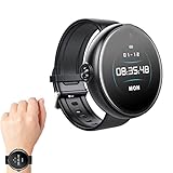 IYUNDUN Versteckte Digitaluhr-Kamera, 1080P HD Mini Wearable Video Audio Recording Watch, Spy Secret Video-Armband Mit LED-Anzeige, Für Unterricht, Meeting, Interview (Size : 64G)