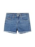 NAME IT Mädchen High Waist Jeans Shorts Medium Blue Denim 164