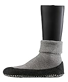 FALKE Herren Cosyshoe M HP Hausschuh-Socken, Blickdicht, Grau (Light Grey 3400), 45-46