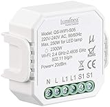 Luminea Home Control Wechselschalter: WLAN-Unterputz-Lichtschalter, App, für Siri, Alexa & Google Assistant (Unterputz WLAN Schalter)