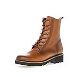 Gabor Damen Schnürstiefeletten, Frauen Schnürstiefeletten,Moderate Mehrweite (G),halbstiefel,Kurzstiefel,Women's,Cognac/EF (Micro),38 EU / 5 U
