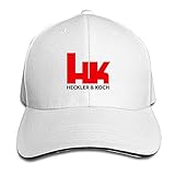 N A Baseball Caps Heckler und Koch Logo Weiß Unisex Verstellbare Sportmütze Mode Retro Baseball Cap Street Basketball Baseball Cap