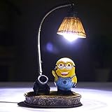 ykop Nachtlicht1pcs Cartoon Nachtlicht Hause Decor Fixture Harz Lampe für Kid Childern Zimmer LED Harz Minions Nacht Licht Dekoration Random delivery