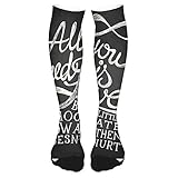 All You Need is Love but a Little Chocolate Now and Then Does not Hurt Casual Cool 3D Printed Crazy Funny Funny Novelty Graphic Crew Tube Sock