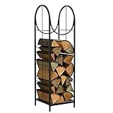 Household items Brennholz-Rack-Ständer Schwerlast-Holzträger-Halter, Kamin-Metall-Holzstapel-Aufbewahrungs-Stapler-Organisator, Innen-Außen-Holzlager-Ständer, Terrassendeck-Kamindekorationswerkzeug