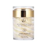 Schneckencreme, Snail Face Cream Natürliche Sekrete Schleim Extrakt Gesichts Serum Gel für Anti Aging Feuchtigkeitsspendende Falten entfernen reduzieren Sagging Lifting und straffen Hautpflege L