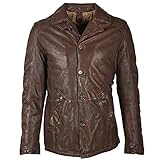 Gipsy GMCrimsum LATEOV Herren Lederjacke (M, Braun)