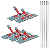 maxxi4you 5 x Klapphalter mit Stiel für Wischmopp Bodenreinigung Mopp 50