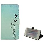 K-S-Trade Schutz-Hülle Handy-Hülle Kompatibel Mit HTC Desire 526G Dual SIM Hülle Wallet Case Flip Cover Bookstyle Etui Handyhülle ''Smile'' Türkis Standfunktion Kameraschutz (1Stk)