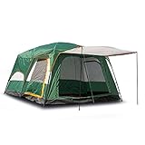 Activa Luxury Garden Outdoor Zelt für 4-6 Personen und 3 Jahreszeiten mit Vorzelt wasserdicht kleines Packmaß einfach aufzubauen sehr geräumig für Camping, Wandern und Outdoor-Ak