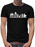 TShirt-People Evolution One Piece T-Shirt Herren Luffy Hat Manga M Schw