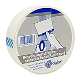 Rigips® Gewebeband Glasfaser selbstklebend [48mm x 45m Rolle] Bewehrungsstreifen Fast-Tape Fugenband | Fugendeckstreifen für Gipsk